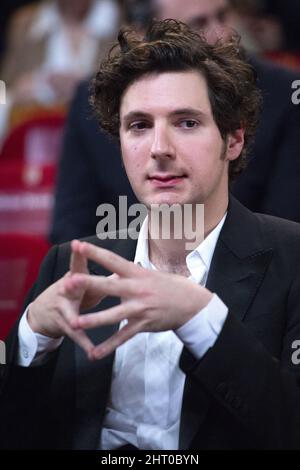 Paris, Frankreich. 25.. Februar 2022. Vincent Lacoste, der am 25. Februar 2022 an der Verleihung der Cesar Film Awards 47. im Olympia in Paris, Frankreich, teilnahm. Foto von Aurore Marechal/ABACAPRESS.COM Quelle: Abaca Press/Alamy Live News Stockfoto