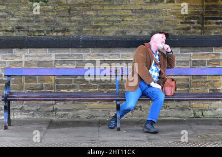 Ein Penny für deine Gedanken Stockfoto