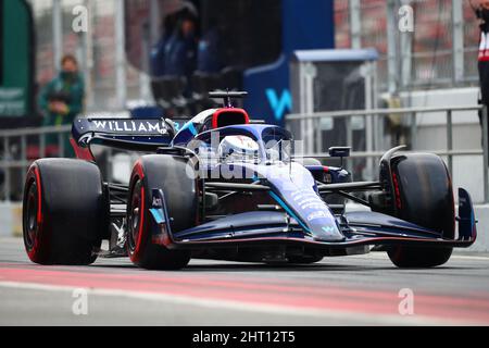 Barcelona, Spanien. 25.. Februar 2022. Alexander Albon vom Williams Day Three of F1 Testing am Circuit de Barcelona-Catalunya am 25. Februar 2022 in Barcelona, Spanien. Quelle: Marco Canoniero/Alamy Live News Stockfoto