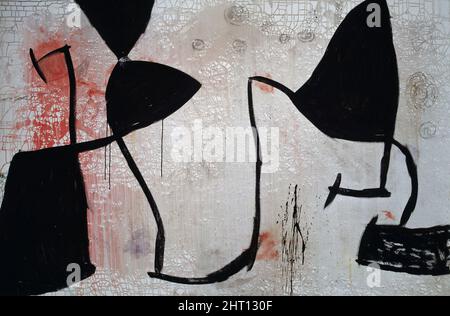 MIRO, JOAN. PINTOR ESPAÑOL . BARCELONA 1893 - 1983. SIN TITULO , OLEO SOBRE LIENZO AÑO 1972. FUNDACION JOAN MIRO . PALMA DE MALLORCA. ATENCION: AUTOR CONTEMPORANEO SUJETO A COPYRIGHT ©. EL CLIENTE FINAL ES RESPONSABLE DE LA GESTION DE LOS DERECHOS DE AUTOR CON LAS SOCIEDADES EXISTENTES DE GESTION DE DERECHOS O DIRECTAMENTE CON LOS ORGANISMOS TITULARES DE LOS MISMOS. Stockfoto