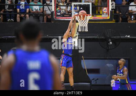 (Venezuela) gegen Argentinien. FIBA World Cup Qualifiers 2022 Stockfoto