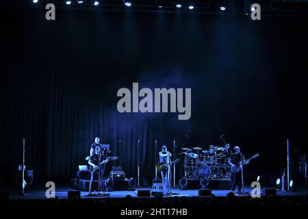 Rom, Italien. 25.. Februar 2022. Der Pinapple Thief während der Konzertfassung der Truth Tour 2022 im Auditorium Parco della Musica am 25.. Februar 2022 in Rom, Italien. Kredit: Unabhängige Fotoagentur/Alamy Live Nachrichten Stockfoto