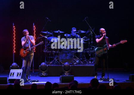 Rom, Italien. 25.. Februar 2022. Der Pinapple Thief während der Konzertfassung der Truth Tour 2022 im Auditorium Parco della Musica am 25.. Februar 2022 in Rom, Italien. Kredit: Unabhängige Fotoagentur/Alamy Live Nachrichten Stockfoto
