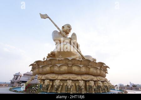 Ramanuja Statue, Statue of Equality, Muchintal, Hyderabad, Telengana, Indien. Stockfoto