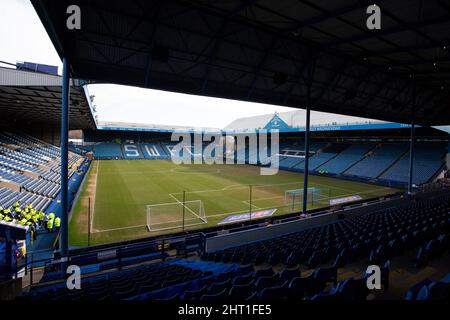 Sheffield, Großbritannien. 26.. Februar 2022. Allgemeine Innenansicht des Hillsborough Stadions, Heimstadion von Sheffield Mittwoch in Sheffield, Großbritannien am 2/26/2022. (Foto von Ben Early/News Images/Sipa USA) Quelle: SIPA USA/Alamy Live News Stockfoto