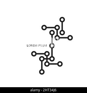 Molekül-Vektor-Design Stock Vektor