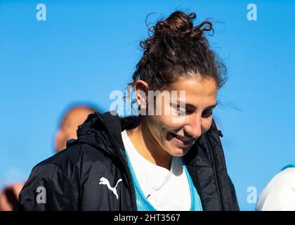 Sassuolo, Europa. 26.. Februar 2022. Sassuolo, Italien, 26 2022. Februar: Miriam Longo (23 AC Mailand) während des Serie A Femminile-Spiels zwischen Sassuolo und Mailand im Stadio Enzo Ricci in Sassuolo, Italien Michele Finessi/SPP Credit: SPP Sport Press Photo. /Alamy Live News Stockfoto
