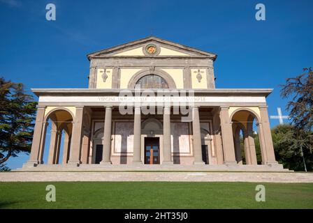 Heiligtum von Canoscio, Città di Castello, Oberes Tibertal, Umbrien, Italien Stockfoto