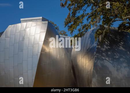 Das Ohr-O'Keefe Museum of Art in Biloxi, MS, entworfen vom Architekten Frank Gehry. Stockfoto