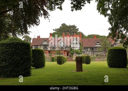 Wightwick Manor and Gardens Attraction in Wolverhampton Stockfoto