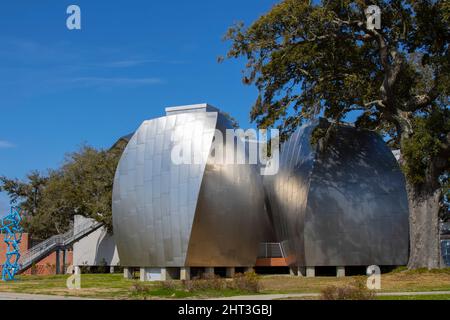 Das Ohr-O'Keefe Museum of Art in Biloxi, MS, entworfen vom Architekten Frank Gehry. Stockfoto