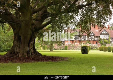 Wightwick Manor and Gardens Attraction in Wolverhampton Stockfoto