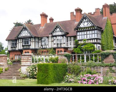 Wightwick Manor and Gardens Attraction in Wolverhampton Stockfoto