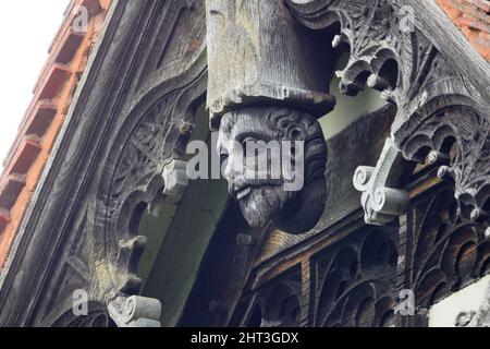 Wightwick Manor and Gardens Attraction in Wolverhampton Stockfoto