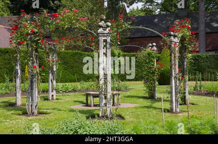Wightwick Manor and Gardens Attraction in Wolverhampton Stockfoto