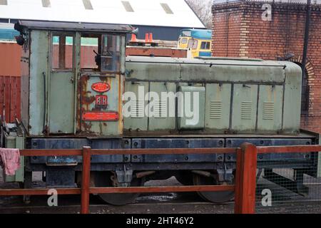 Mechanischer Dieselmotor vom Typ 88DS 0-4-0 Stockfoto