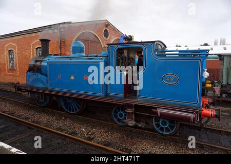 Dampflokomotive Caledonian Railway 419 Stockfoto