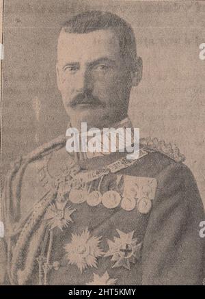 Rupprecht, Kronprinz von Bayern, Sohn von König Ludwig III. Er gewann Schlachten und eroberte 10 000 französische Soldaten. ADDITIONAL-RIGHTS-CLEARANCE-INFO-NOT-AVAILABLE UND ABGELAUFEN. Stockfoto