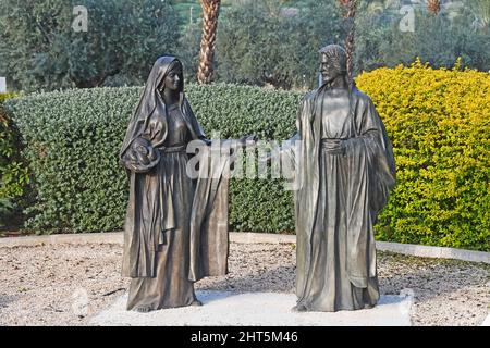 Skulpturen, Magdala Israel Stockfoto