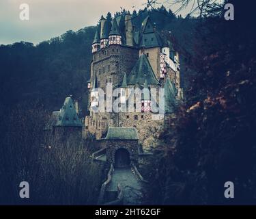 burg eltz Burg Mittelalter Stockfoto