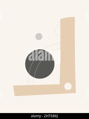 Abstraktes Design mit Kritzeleien Stock Vektor