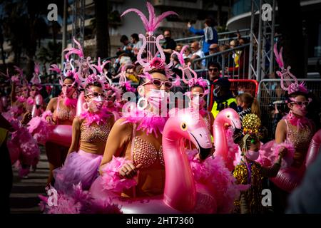 Sitges Carnaval 2022 rua infantil 2022 Stockfoto