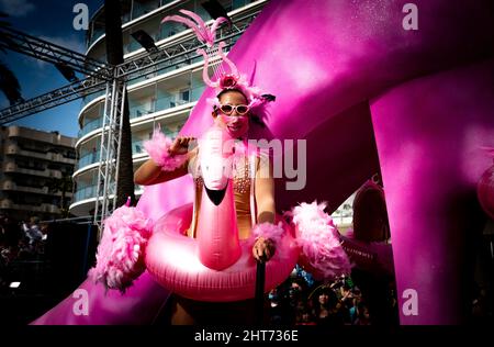 Sitges Carnaval 2022 rua infantil 2022 Stockfoto