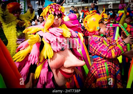 Sitges Carnaval 2022 rua infantil 2022 Stockfoto