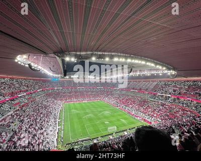 Al Bait Stadium Al khor wird Gastgeber der FIFA Fußball-Weltmeisterschaft Katar 2022 sein. Stockfoto