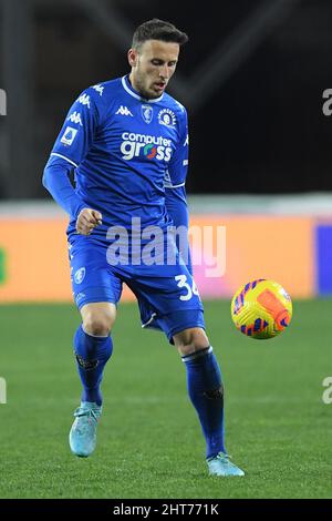 Ardian Ismajli von Empoli während des Fußballs Serie A Match, Stadion Carlo Castellani, Empoli / Juventus, 26.. Februar 2022 Photographer01 Stockfoto