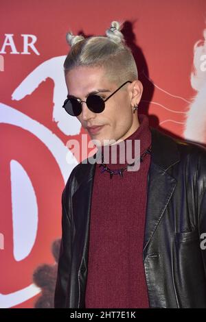Rom, Italien. 25.. Februar 2022. ROM, ITALIEN - 25. FEBRUAR: Versailles nimmt am 25. Februar 2022 in Rom, Italien, an der „Roten“-Premiere im Cinema Moderno Teil. Kredit: dpa/Alamy Live Nachrichten Stockfoto