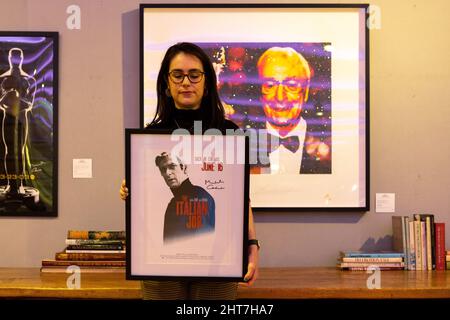 Bonhams Photocall für den Verkauf der Privatsammlung des britischen Schauspielers Sir Michael Caine Stockfoto