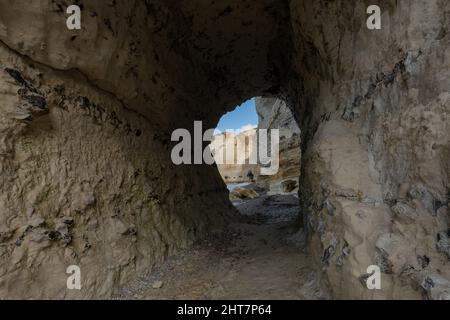 Schöne Aussicht auf Falaises d'Etretat in der Normandie, Frankreich Stockfoto