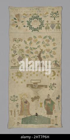 Sampler, Deutschland, 1778. Stockfoto