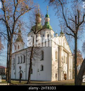 Das Kloster des heiligen Cyril, eine der ältesten Kirchen in Kiew, Ukraine Stockfoto