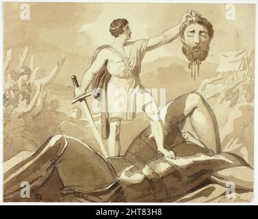 David und Goliath, n.d. Stockfoto