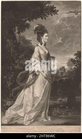 Jane, Gräfin von Harrington, 1780. Stockfoto