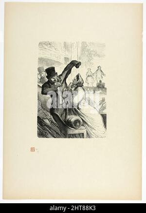 Le Couplet final, aus Tirage Unique de Trente-Six Bois, 1862, gedruckt 1920. Stockfoto