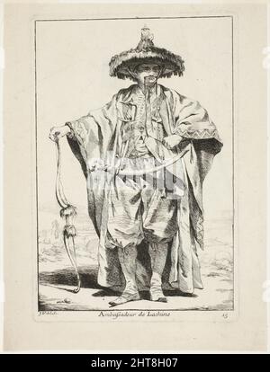 Der chinesische Botschafter, Teller fünfzehn von Caravanne du Sultane &#XE0; la Mecque, c. 1748. Stockfoto