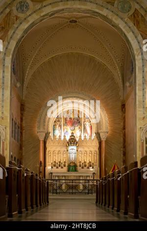 Eine alte Kirche und Basilica Holy Hill Schrein während covid 19 Stockfoto