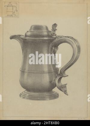 Silver Tankard, c. 1936. Stockfoto