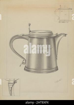 Silver Tankard, c. 1936. Stockfoto