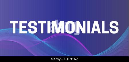 Creative Testimonial Templates - Editierbare Vektorgrafik Stock Vektor