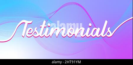 Creative Testimonial Templates - Editierbare Vektorgrafik Stock Vektor