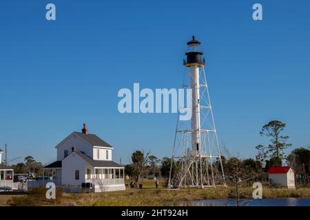 Cape San Blas Lighthouse in Port St.Joe, FL Stockfoto