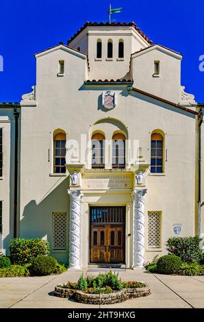 Die McGill-Toolen Catholic High School ist am 19. Februar 2022 in Mobile, Alabama, abgebildet. Die private Co-Educational School wurde als McGill Institute gegründet. Stockfoto