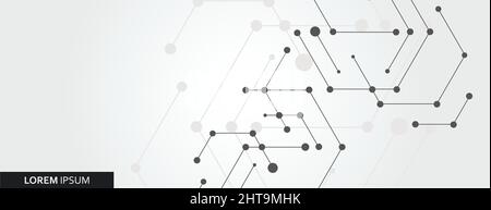 Einfache Technologie Grafik Hintergrund Stock Vektor