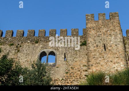 Schloss in der mittelalterlichen Burg von Pombal, Portugal Stockfoto