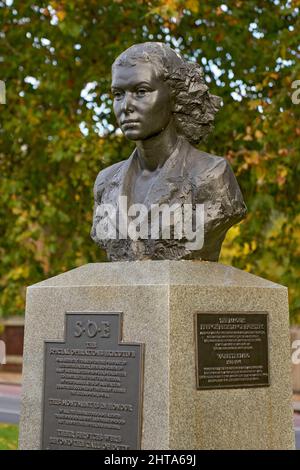 violette szabo Statue London Special Ops Memorial Stockfoto