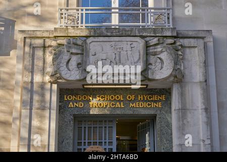 Londoner Schule für Hygeine und Tropenmedizin Stockfoto